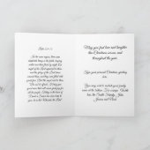 Schöne Weihnachtskarte Gute Nachricht große Freude Karte (Innenseite)