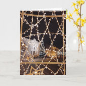 Schöne Weihnachtskarte Karte (Gelbe Blume)