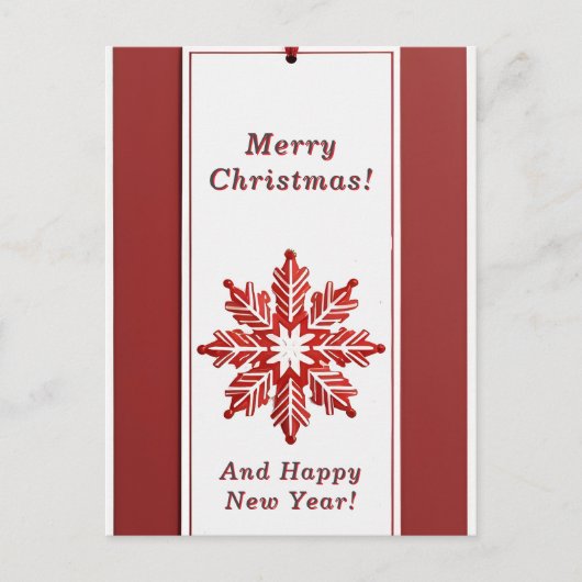Schöne Weihnachtskarte Postkarte (Vorderseite)