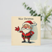 Schöne Weihnachtskarte - über den Weihnachtsfeiert Feiertagskarte (Stehend Vorderseite)