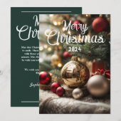 Schöne Weihnachtskarten für Jahresfeiertage Feiertagskarte (Vorne/Hinten)