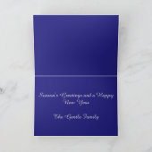 Schöne Weihnachtskarten mit individualisierbaren G Feiertagskarte (Innenseite)