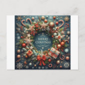 Schöne Weihnachtskarten Postkarte (Vorderseite)