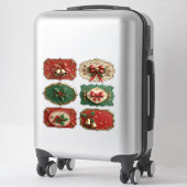 Schöne Weihnachtskekse Aufkleber (Koffer)