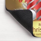 Schöne Weihnachtskerzen Mousepad (Ecke)