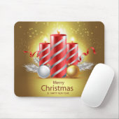 Schöne Weihnachtskerzen Mousepad (Mit Mouse)