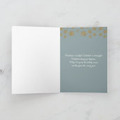 Schöne Weihnachtskerzen Ornamente Karte (Innenseite)