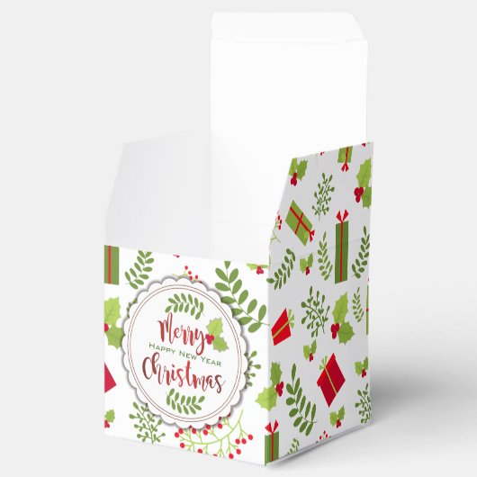 Schöne Weihnachtskripte Geschenkschachtel (Geöffnet)