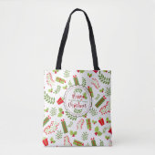 Schöne Weihnachtskripte Tasche (Vorderseite)