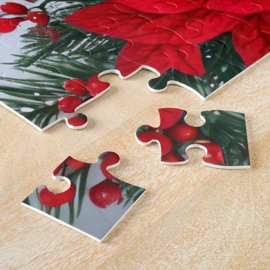 Schöne Weihnachtslandschaft Puzzle (Seite)