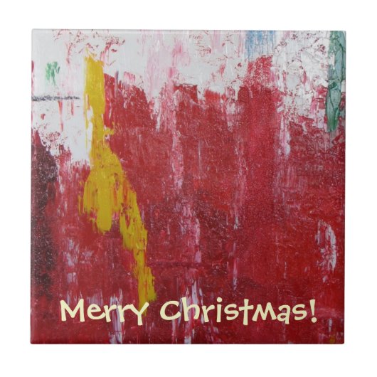 Schöne Weihnachtslieder! Fliese (Vorderseite)