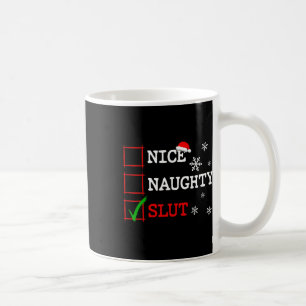 Schöne Weihnachtsliste Funny Festive Santa Ha Kaffeetasse