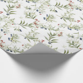 Schöne Weihnachtsmistletoe Geschenkpapier (Ecke)