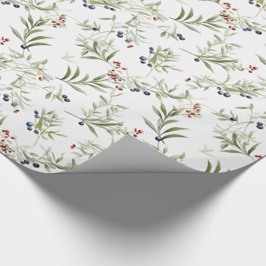 Schöne Weihnachtsmistletoe Geschenkpapier (Ecke)