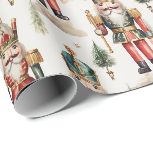 Schöne Weihnachtsnachtscreme Geschenkpapier (Rolleneckpunkt)