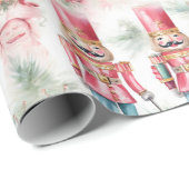 Schöne Weihnachtsnachtscreme Geschenkpapier (Rolleneckpunkt)