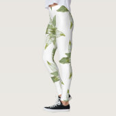 Schöne Weihnachtspoinsettias Leggings (Links)