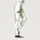 Schöne Weihnachtspoinsettias Leggings (Rechts)