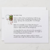 Schöne Weihnachtsrahmen 2 Fotos mit Letter (Rückseite)