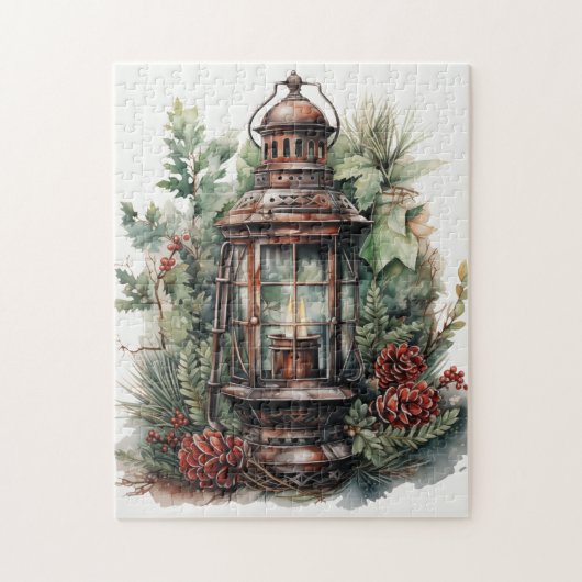 Schöne Weihnachtsschlange Puzzle (Vertikal)