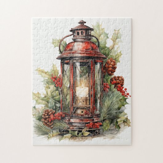 Schöne Weihnachtsschlange Puzzle (Vertikal)