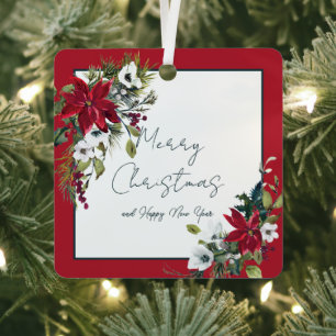 Schöne Weihnachtsstern-Rahmen-Weihnachtsfeiertage Ornament Aus Metall