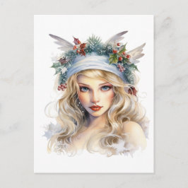 Schöne Weihnachtszucht Feiertagspostkarte