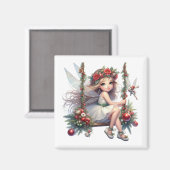 Schöne Weihnachtszucht Magnet (Vorderseite/Rückseite)
