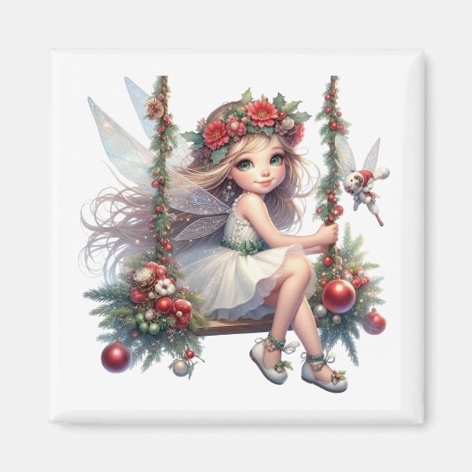 Schöne Weihnachtszucht Magnet (Vorne)