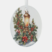 Schöne Weihnachtszweig Ornament Aus Glas (Vorderseite Rechts)