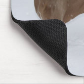 Schöne Weimaraner im Schnee Mousepad (Ecke)