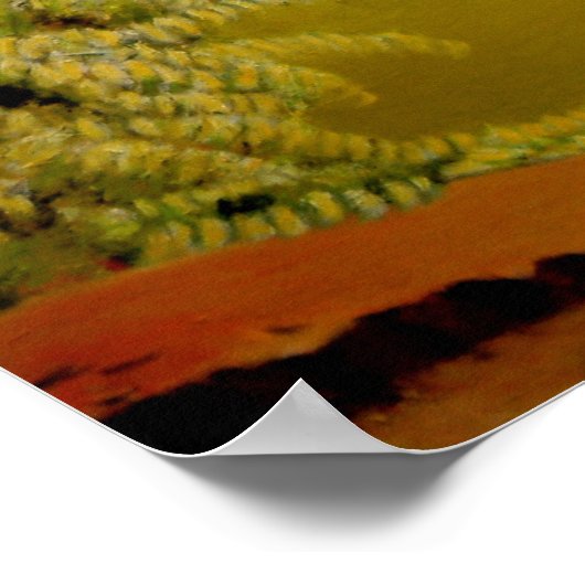 Schöne Weinroute Mendrisiotto Poster (Ecke)