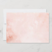 Schöne Weiß & Blütenblüte Ganzjährig Hochzeit Einladung (Rückseite)