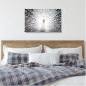Schöne weiße Albino Taumel Leinwanddruck (Insitu (Schlafzimmer))