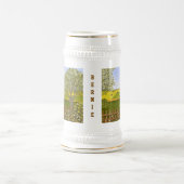 Schöne weiße Ansicht Bierglas (Mittel)