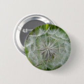 Schöne weiße Blume Button (Vorne & Hinten)