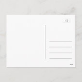 Schöne weiße Blume Gaumenfreuden Feiertagspostkarte (Rückseite)