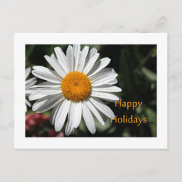 Schöne weiße Blume Gaumenfreuden Feiertagspostkarte