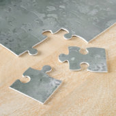 Schöne weiße Blume - Schwarz-weiße Kunstmalerei Puzzle (Seite)