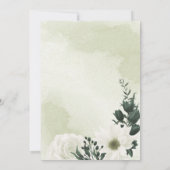 schöne, weiße, blumengeometrische save the date (Rückseite)