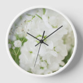 Schöne weiße Blüten Florenz von Ava Uhr (Vorderseite)