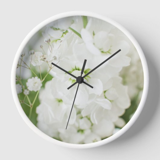 Schöne weiße Blüten Florenz von Ava Uhr (Vorderseite)