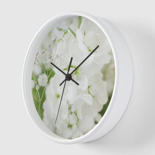 Schöne weiße Blüten Florenz von Ava Uhr (Winkel)