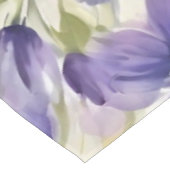 Schöne weiße Crocuses, С Frühlingsblumen Tischdecke (Schrägansicht)
