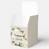 Schöne Weiße Elegante Gardenia Geschenkschachtel (Geöffnet)