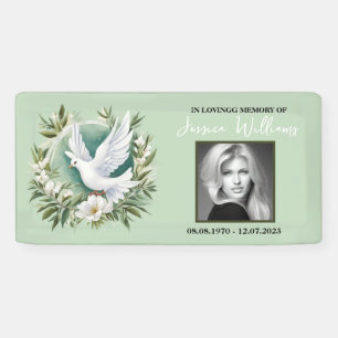 Schöne weiße Friedenstruppe Banner