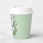 Schöne weiße Friedenstruppe Pappbecher (Links)