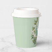 Schöne weiße Friedenstruppe Pappbecher (Rechts)