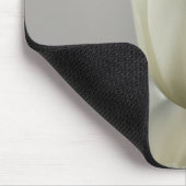 Schöne weiße Frühlings-Tulpen Mousepad (Ecke)