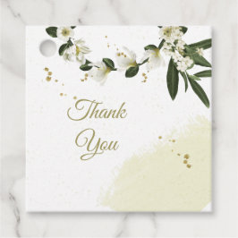 schöne weiße goldene Blüten Grün für Anhänger